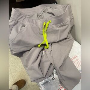 Figs Gray Cargo with skinny leg